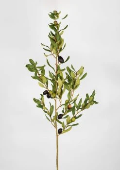 Artificial Olive Leaf Branch - 46"