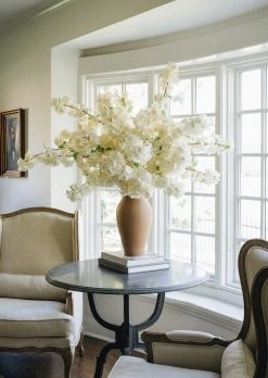 Faux Cherry Blossom In Cream White - 44" -Afloral Sales Store 1AfloralMay23 016 scaled