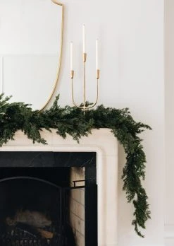Fake Cedar Greenery Garland - 66” 10 Fake Cedar Greenery Garland - 66” -Afloral Sales Store 1stoffer cedar candle scaled