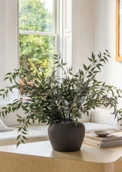 Artificial Leaves Italian Ruscus Branch - 49" -Afloral Sales Store 3 selliottphoto ruscus slatevase 2022 scaled