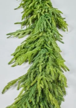 Afloral Real Touch Deluxe Norfolk Pine Garland - 72"