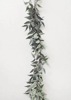 Artificial Italian Ruscus Leaf Garland - 6'