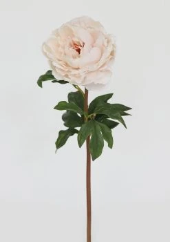 Real Touch Peony In Tissue Blush - 20.5"