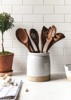 Set Of 6 Walnut Wood Kitchen Utensils -Afloral Sales Store FHPEssentialKitchenUtensils3 scaled