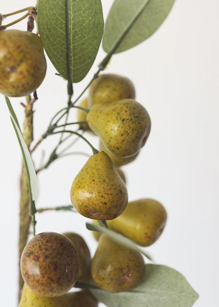 Artificial Pear Branch - 30" 5 Artificial Pear Branch - 30" - Image 5