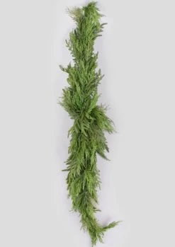 Afloral Mixed Faux Cypress And Norfolk Pine Table Centerpiece- 72"