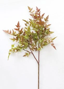 Artificial Nandina Leaf Branch - 39"
