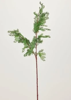 Fake Cedar Greenery Branch - 28"