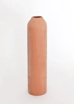 Afloral Tall Watertight Terracotta Vase - 13.5"