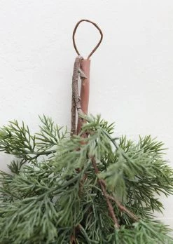 Fake Cedar Greenery Garland - 66” 13 Fake Cedar Greenery Garland - 66” -Afloral Sales Store YGC347 GR Fake Cedar Garland Hanger
