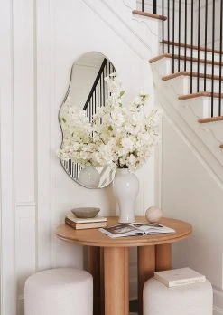 Faux Cherry Blossom In Cream White - 44" -Afloral Sales Store fsb655