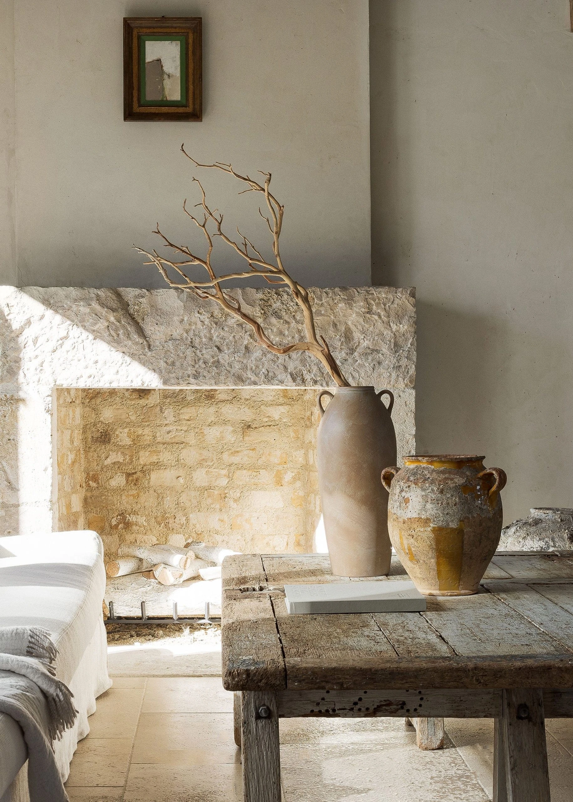 Dried Decor Natural Sandblasted Manzanita Branch - 34-38" 2 Dried Decor Natural Sandblasted Manzanita Branch - 34-38" - Image 2