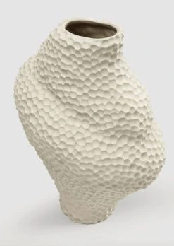 Smokey Slate Large Clay Table Vase - 11"